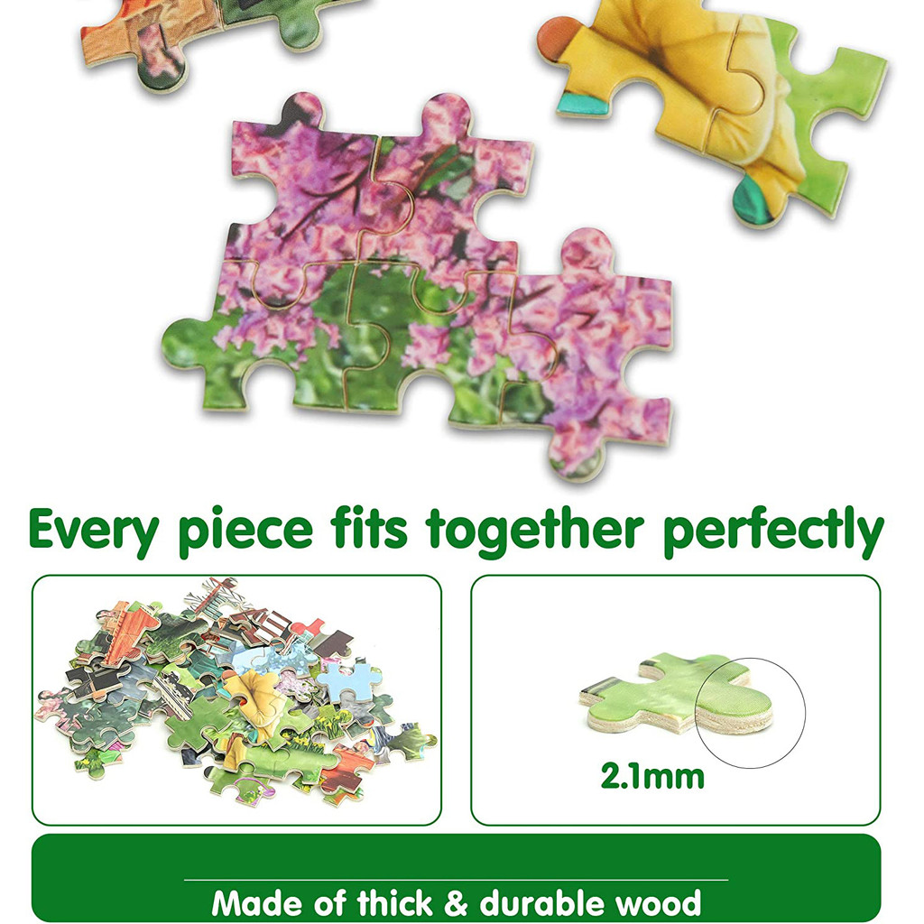 ใหม่แผนที่โลก 300 500 1000 ชิ้นจิ๊กซอว์ปริศนาตกแต่งบ้านเกมของขวัญ B - รูปที่ 6