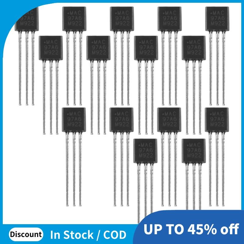 15 ชิ้น MAC97A6 97A6 Bi-directional Triac Thyrtor 600V 1A