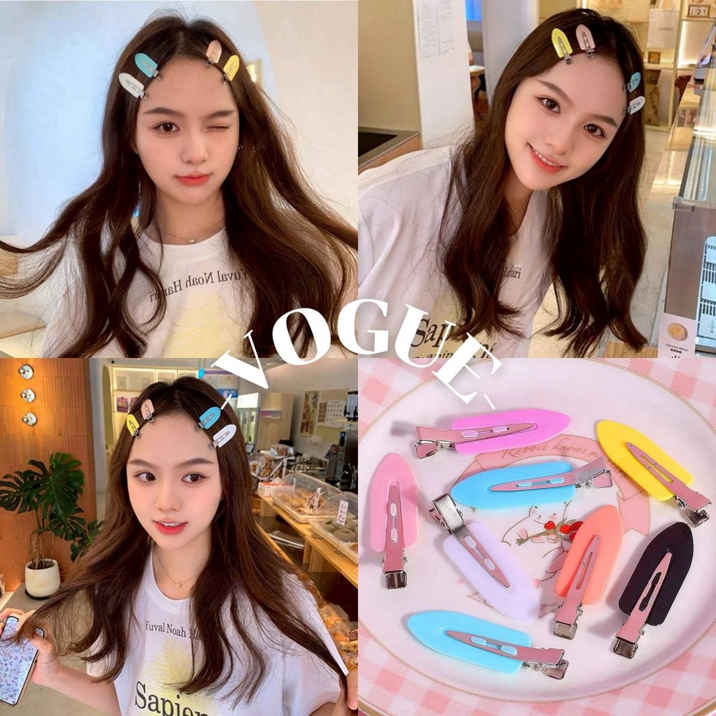 Vogue🌟พร้อมส่ง🌟 กิ๊บติดผม สีสันสดใส สไตล์เกาหลี เรียบง่าย (VO-23)