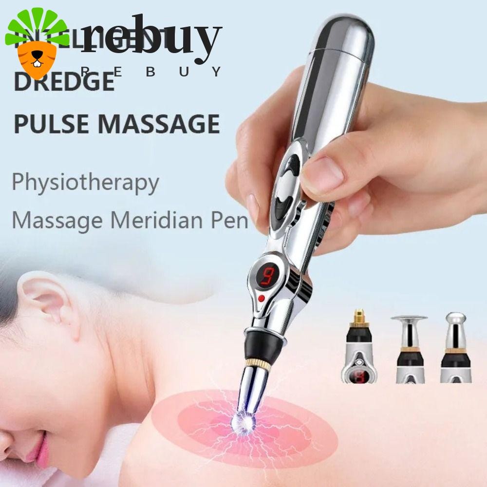 ซื้อซ้ํา ปากกาฝังเข็มอิเล็กทรอนิกส์,2/3/5หัวปลอดภัยฝังเข็มจุดปากกา,กดเครื่องมือฝังเข็ม Collateral กายภาพบําบัด 9th เกียร์ไฟฟ้านวดปากกาแขน