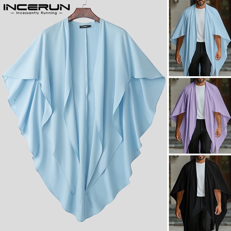 INCERUN Mens Destruction Beach Vacation Leisure Cool คาร์ดิแกน