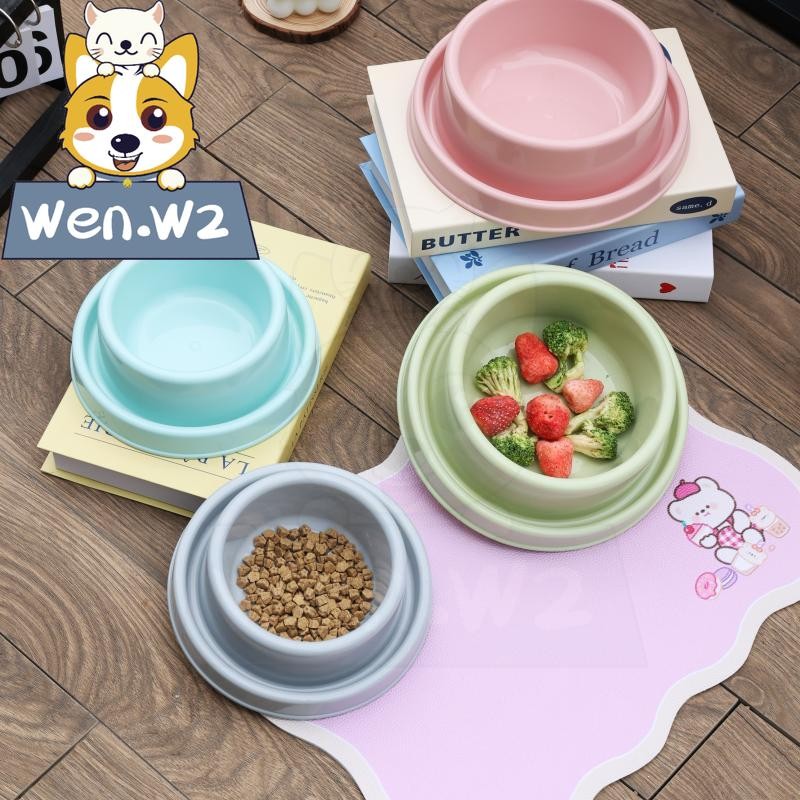 wen.W2 ชามอาหารสัตว์กันมด กันลื่น พลาสติกรีไซเคิล ล้างง่าย thumbnail 9