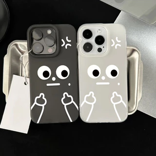 ฝาครอบโทรศัพท์นุ่ม ดูถูกจากมือเล็กๆน้อยๆ For iPhone 17 16 11 13 15 เคส ไอโฟน12 14 ProMax 7 8 16Plus X XR XSMaxกันกร