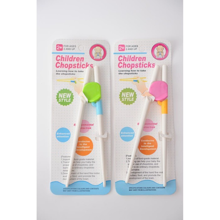 MS7 ตะเกียบตะเกียบฝึกสําหรับเด็กสําหรับเด็กวัยหัดเดินการเรียนรู้การนําเข้าหย่านมพร้อมบรรจุภัณฑ์