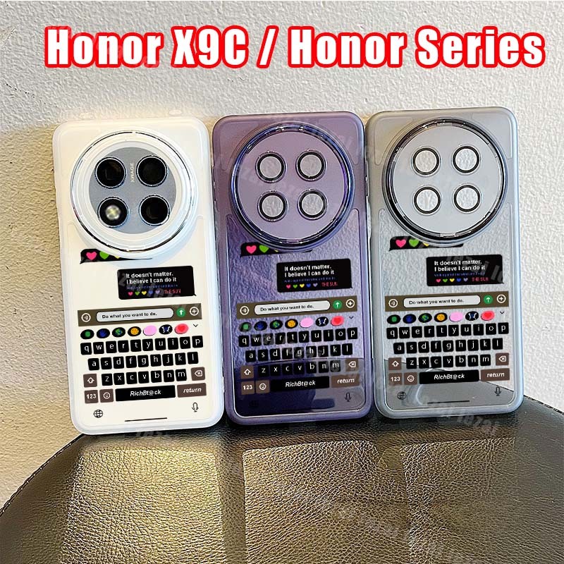 เคสHonor X9c Smart X9b X9a X8c X7c X6bเคสHonor 200 Pro 5GเคสHonor Magic 7 6 5 Pro 5G กรณี Clear Soft