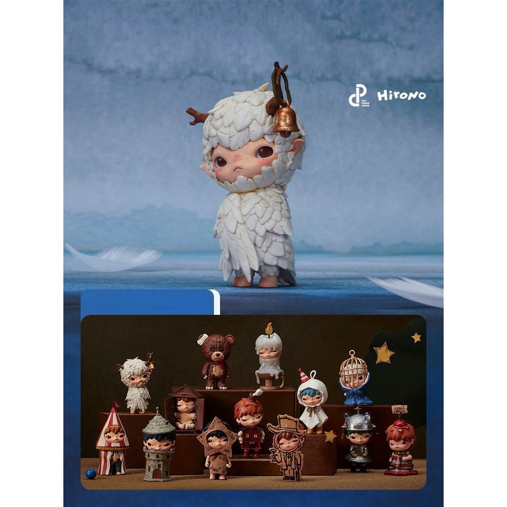 POPMART popmart  ของขวัญของเล่น Hirono V6 Shelter Series ของแท้