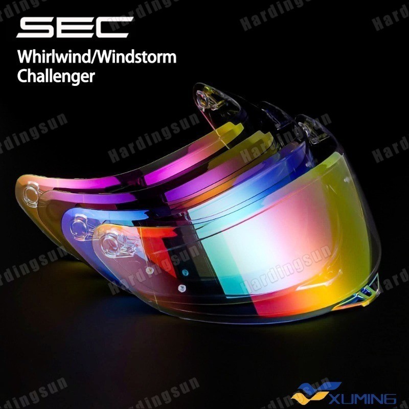 Sec Visor เลนส์ Sec Whirlwind Windstorm V1 V2 V3 Challenger Blitzer Sec Huslin