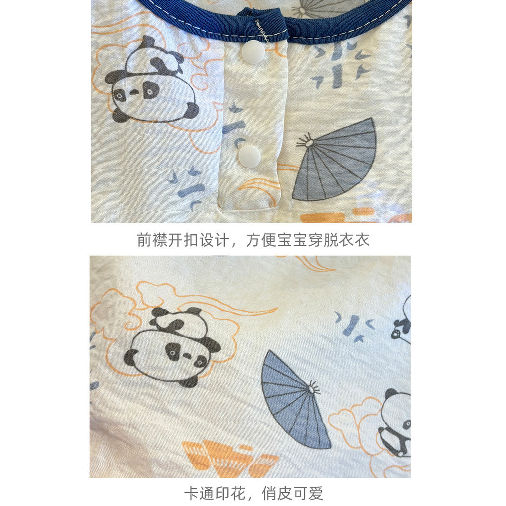 [ซี่] 70-140พร้อมสต็อกเด็กชุดลําลองเสื้อกั๊กการ์ตูนบ้านเสื้อผ้าเด็กระบายอากาศชุดนอนแฟชั่นเด็กเสื้อผ้าอย่างรวดเร็ว ราคา ถูกที่สุด ดีลบีเคเค แกลเลอรีภาพที่ 7
