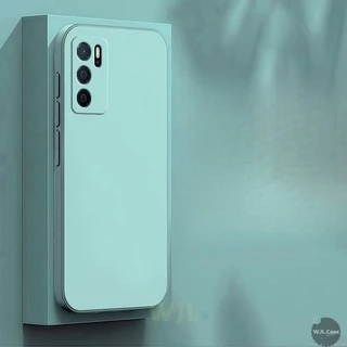 เคส OPPO A16 เคสนิ่มโทรศัพท์มือถือซิลิโคนสีลูกกวาดเรียบง่าย YT