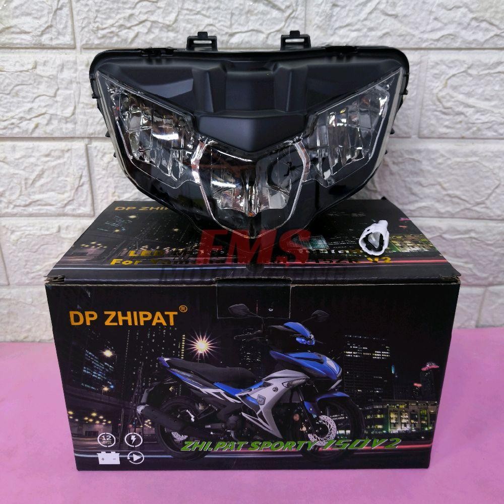 Y15ZR Y15 ZR V2 LC135FI V8 ไฟหน้า Bright ไฟหน้า LC V8 Y15 LED ไฟหน้า CLEAR