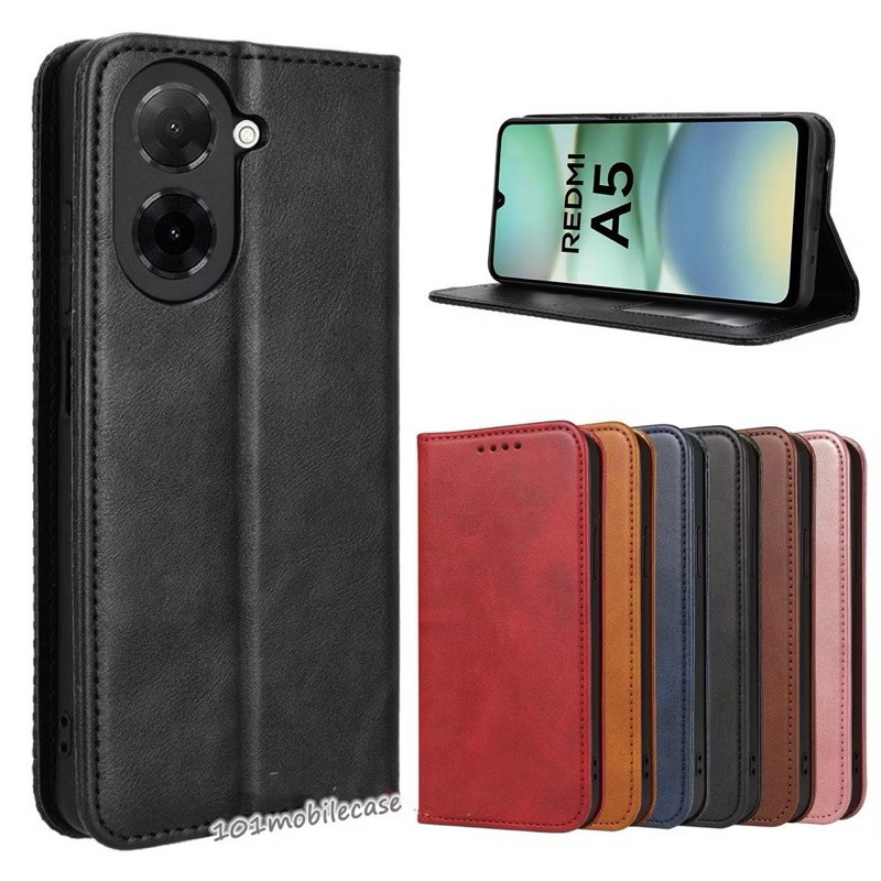 เคสกระเป๋า สำหรับ Redmi A5  Redmi A3  14C 13C 12C Note14 4G/5G/ Pro/Pro+ ฝ่าพับ