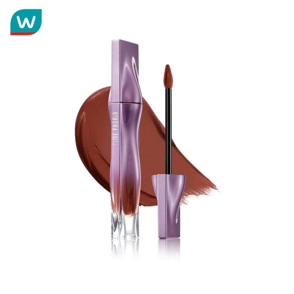 Time Phoria ไทม์ฟอเรีย เนบิวล่า เวลเวท ลิป ครีม 4มล. 004 ลีโอ