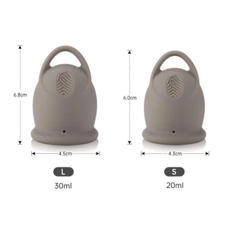 SMARTSIMPLE ซิลิโคนถ้วยประจําเดือน L/S Reusable ผู้หญิงสุขอนามัยถ้วยประจําเดือนถ้วย Health Care L3P7