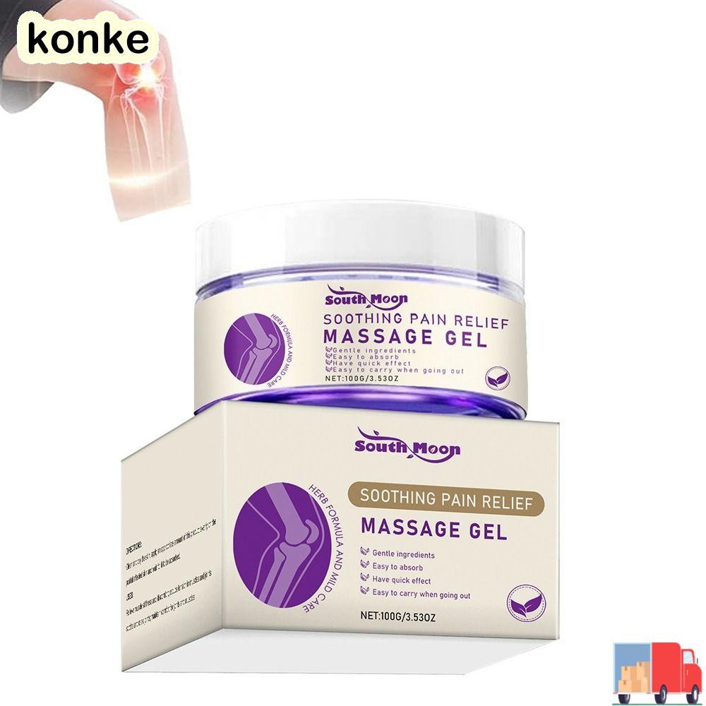 KONKE Kresin Joint Pain Gel สารสกัดจากขมิ้นชัน ดูดซึมได้ง่าย Kresin Joint Purple Gel ผ่อนคลายอ่อนโยนและไม่ระคายเคือง Body Care Joint Massage Gel สําหรับหลัง คอ มือ เข่า