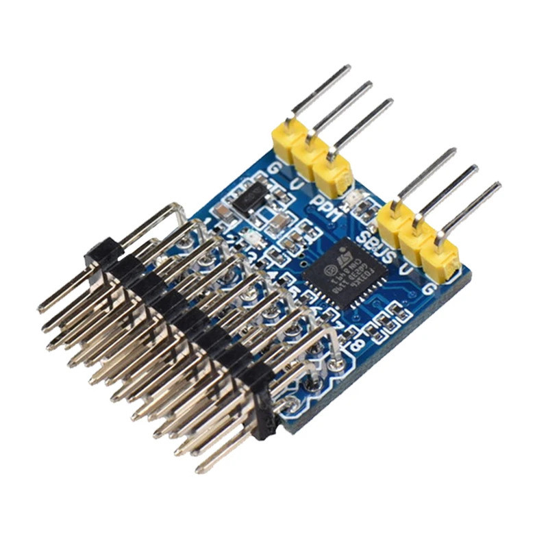 HEMCU 8CH Receiver PWM PPM SBUS 32bit Encoder Signal Conversion Module Converter input voltage 3.3-2