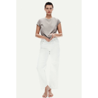 H&M(เอชแอนด์เอ็ม) เสื้อยืดคอตตอน ผู้หญิง 1270848_5