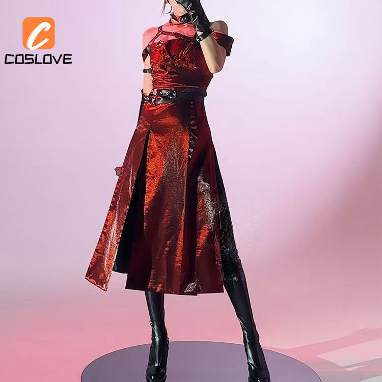 อะนิเมะเกมLoveและDeepspace MC Sylusคอสเพลย์เสื้อผ้าชุดเครื่องแต่งกายสําหรับผู้หญิงชุดสีแดงสีCosplay 
