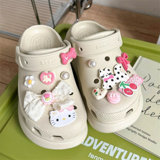 ใหม่ญี่ปุ่นน่ารักสีชมพูแมวโบว์สาวหัวใจหลุมรองเท้าทําเองอุปกร…