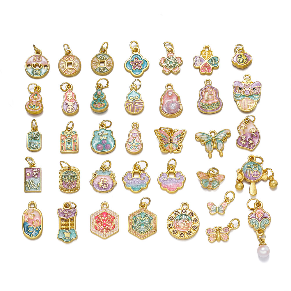 จี้ทองทราย St. kunkka จี้โชคลาภสําหรับทําเครื่องประดับแฮนด์เมด DIY