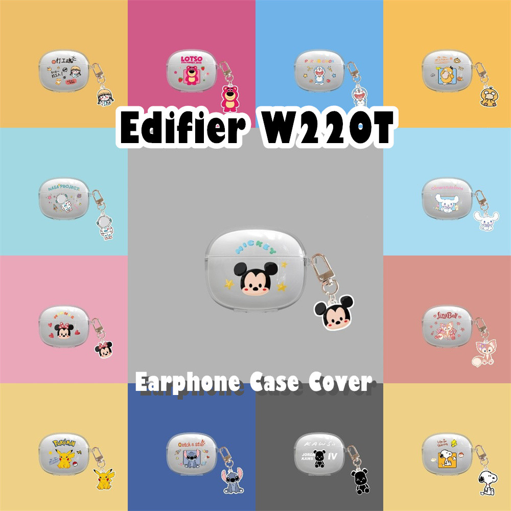 READY STOCK!นําไปใช้กับ Edifier W220T เคส Case เคสหูฟัง การ์ตูนง่าย ซิลิโคนนุ่ม เคส เคสหูฟัง