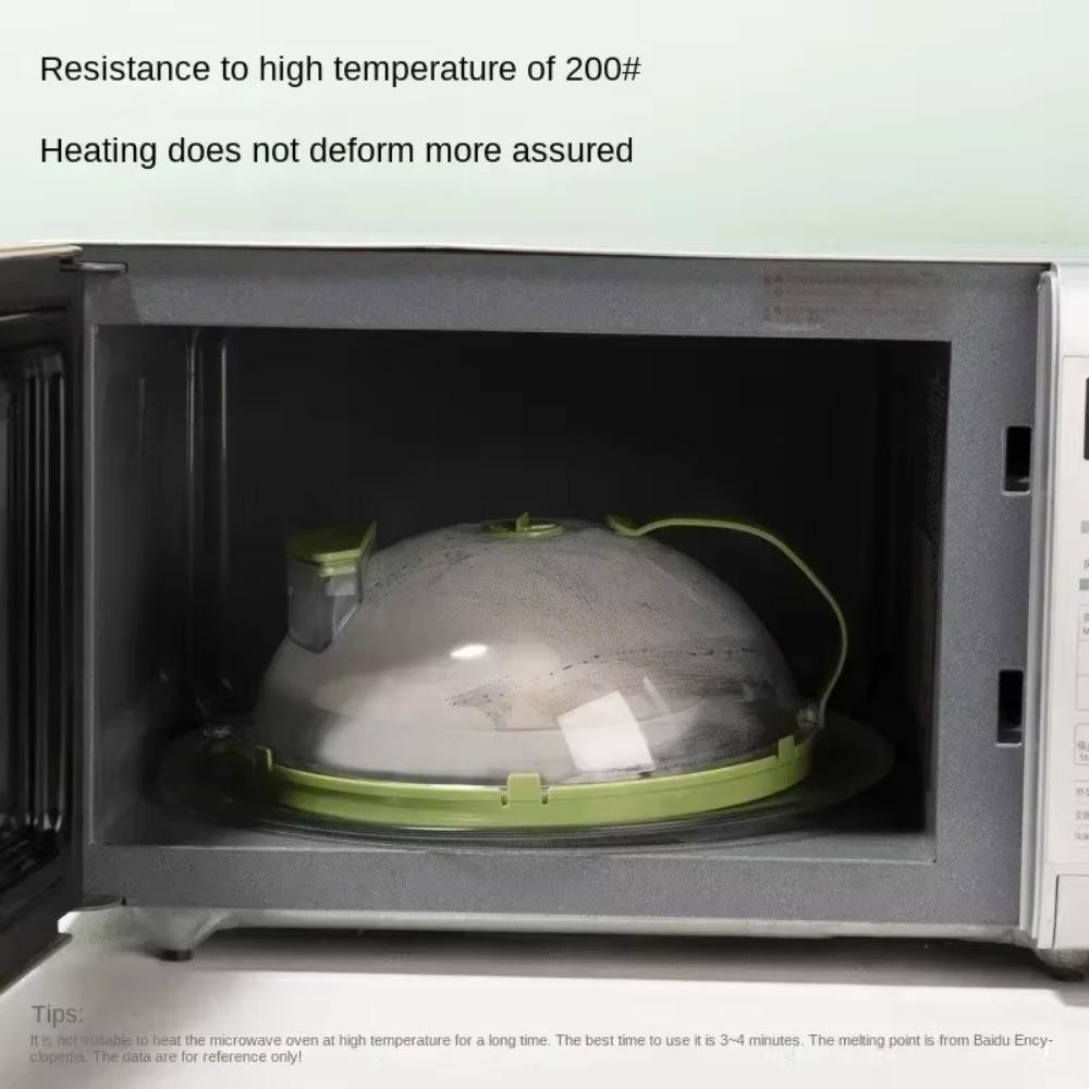 เพียวแฮร์บิวตี้ ฝาครอบไมโครเวฟ, ฉีดน้ําสาด-การพิสูจน์ ฝาครอบสาดน้ําไมโครเวฟ, โปร่งใสกันน้ํามันพร้อมที่จับฝาครอบความร้อนฝาปิดทําอาหา - รูปที่ 7