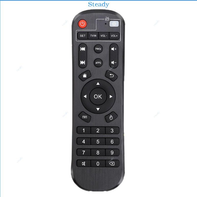 Steady Replacement รีโมทคอนโทรล IR สําหรับ Android TV Box H96 H96 Pro+ X96