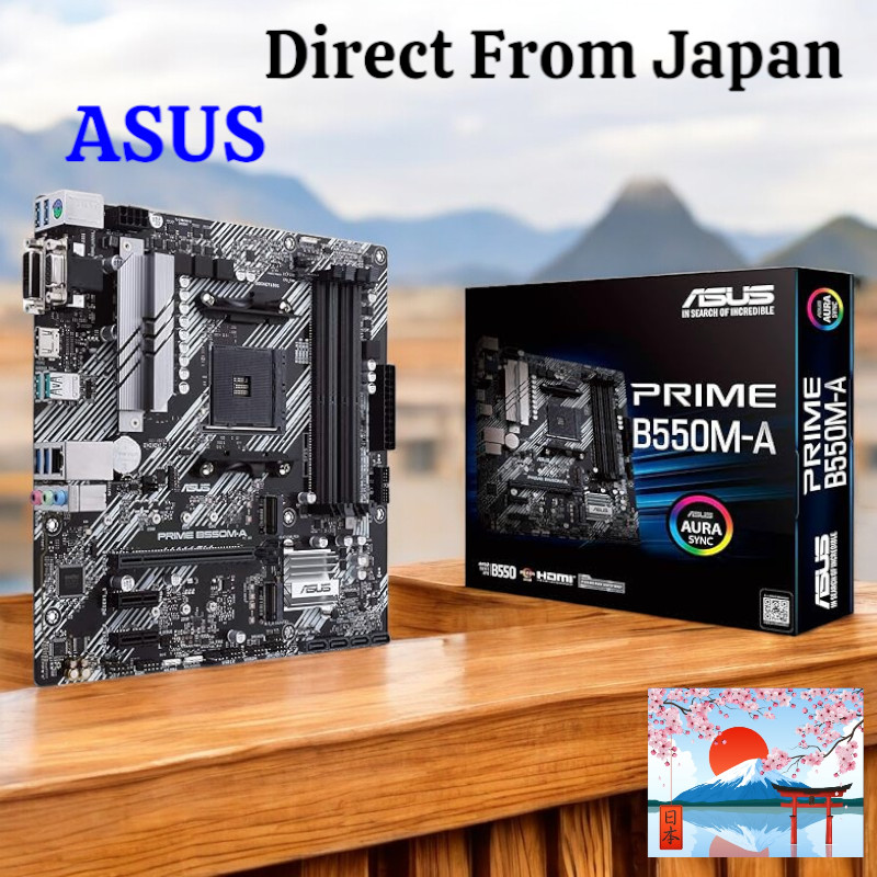 ASUS AMD B550 AM4 Compatible MicroATX Motherboard - PRIME B550M-A