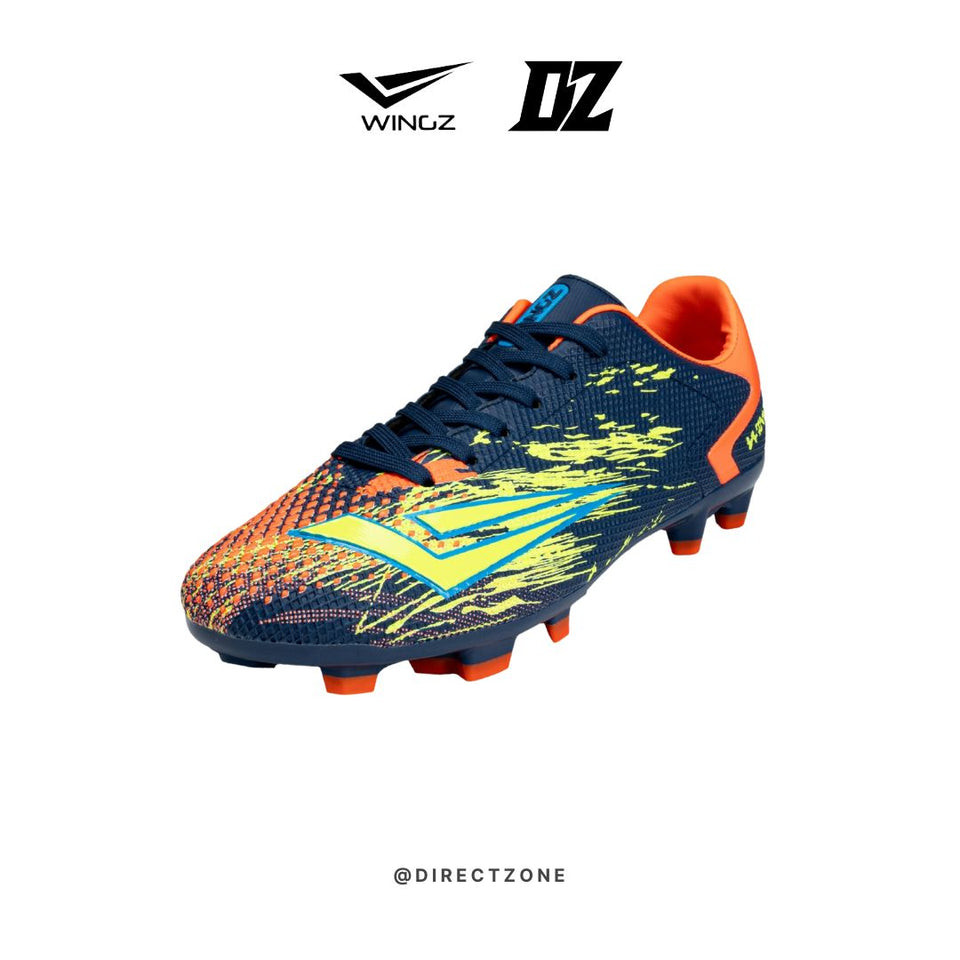 รองเท้าฟุตบอล Wingz Sport - Wingz WZ1712 - สีกรมท่า เหลือง