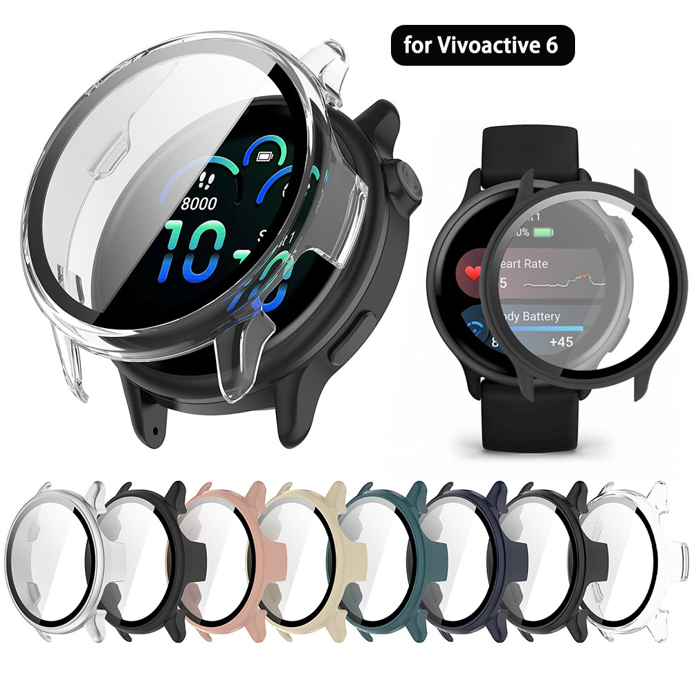 ป้องกันหน้าจอพีซีเคสเชลล์ฟิล์มสําหรับ Garmin Vivoactive 6