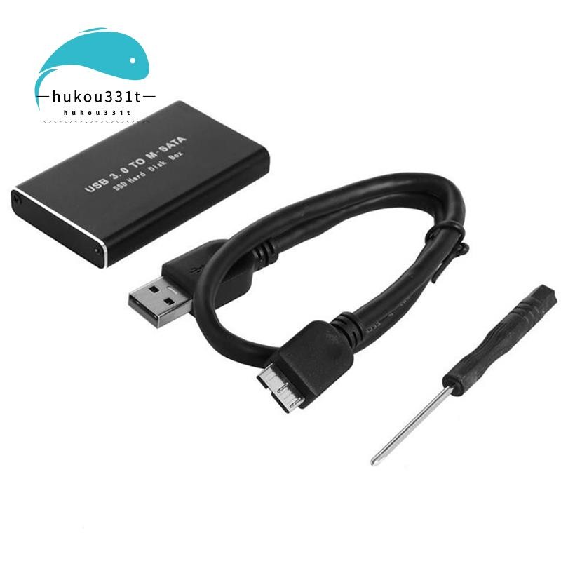 MSATA to USB 3.0 SSD Disk Box Storage Case Adapter สําหรับ 30x50 มม.30x30 มม.MSATA SSD