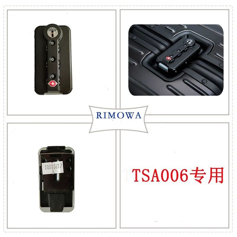 Rim0wa รถเข็นรหัสล็อคกระเป๋าเดินทางอุปกรณ์เสริมเดิม TSA006 ญี่ปุ่นเงียบรหัสล็อคอะไหล่