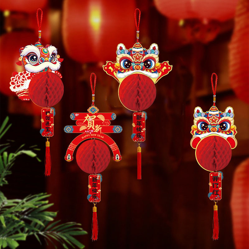 COD โคมแขวนตรุษจีน โคมตรุษจีน โคมแดง 2026 ตกแต่งปีใหม่ โคมเต็งลั้ง - รูปที่ 2