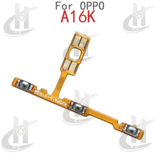 สําหรับ OPPO A16K A16E ปุ่มด้านข้างปรับระดับเสียงปุ่ม Flex Cable Keys ปุ่มปิดระดับเสียงขึ้นและลงด้านข้างอะไหล่ทดแทน