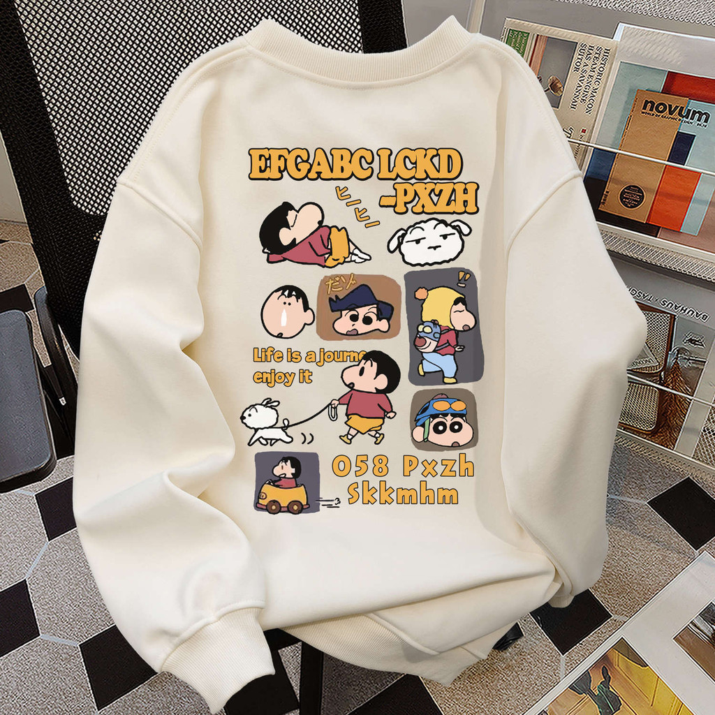 พร้อมส่ง SHINee11 S-3XL เสื้อกันหนาว พิมพ์น่ารัก สไตล์วิทยาลัย แขนยาว เกาหลี โอเวอร์ไซส์ ผู้หญิง