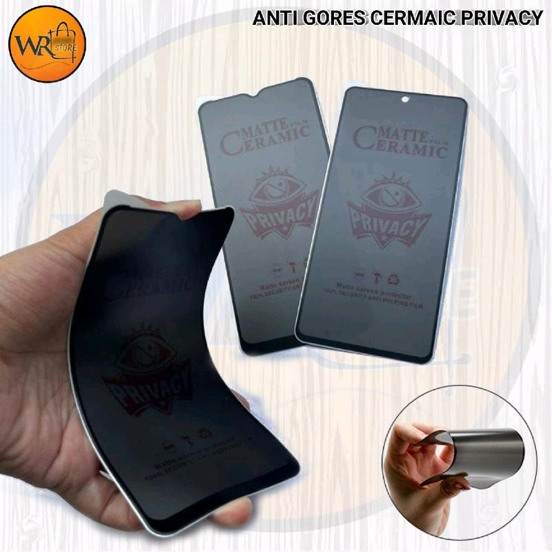 ป้องกันรอยขีดข่วน RELME Note 60 / Relome Note 50 / C67 / C65 / C63 Ceramic Matte Privacy Anti-Intip