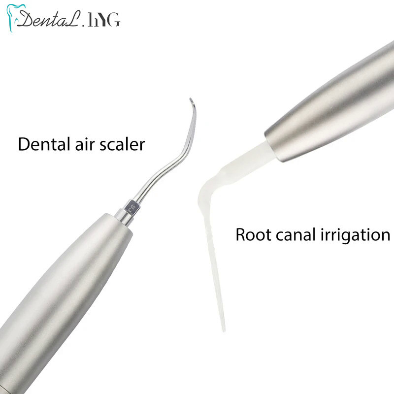 Dental Air Scaler Handpiece Activation Irrigation Perio Scaling Tip With 5Pcs Tips Tooth Cleaner Roo
