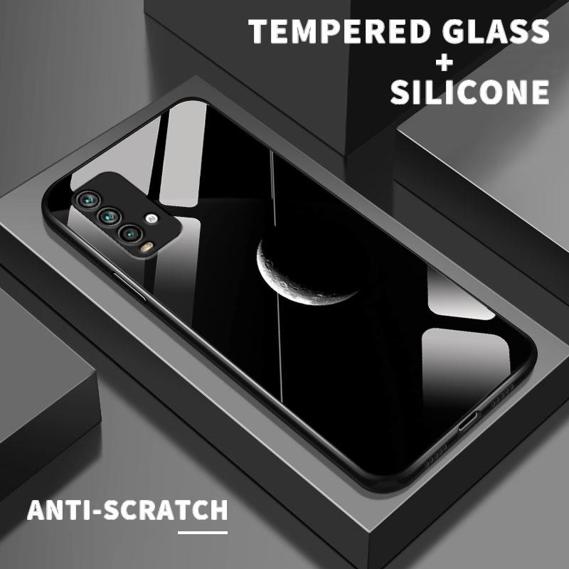 เหมาะสำหรับ Redmi Note 9 4G Pro Max 9S Note 10 5G Lite Note 11 Note 8 กรณีโทรศัพท์ป้องกันการตกเคส Si