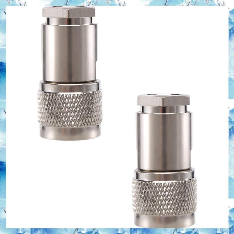 [ ] 2 ชิ้น N Type Male Clamp RG8 LMR400 RG165 RG213 7D-FB RF Coaxial Connector