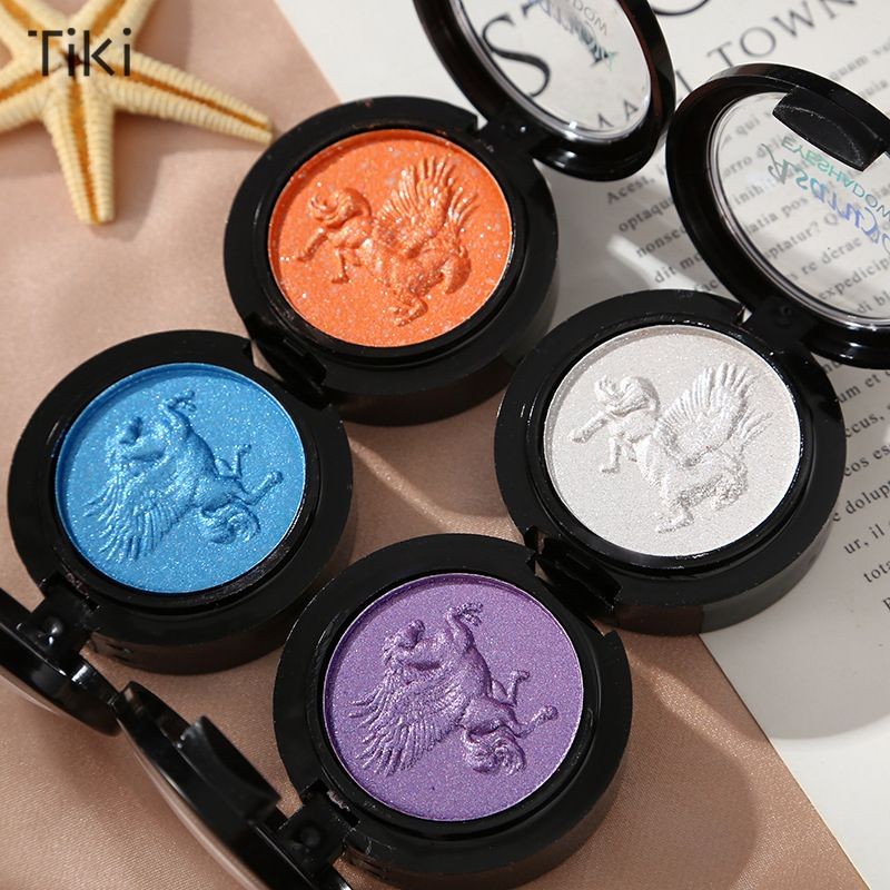 อายแชโดว์ กลิตเตอร์ ผงมุก กันน้ํา สีฟ้า สีเขียว สีชมพู 11 สี