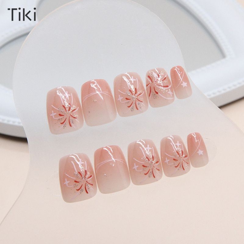 เล็บปลอมเจล ร้านไทยเล็บปลอมกันน้ำ กล่องละ 24 ชิ้น พร้อมส่ง - รูปที่ 3