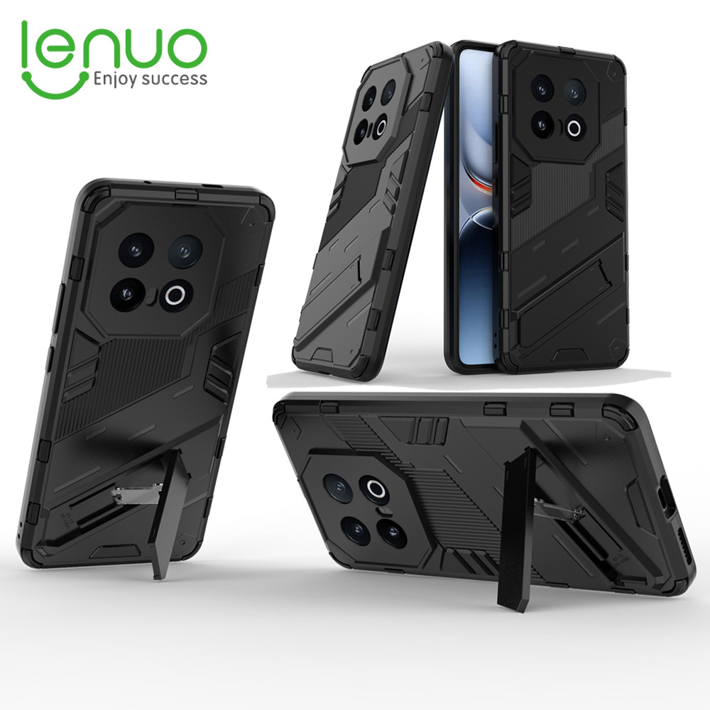 Lenuo พร้อมขาตั้งเคสโทรศัพท์สําหรับVivo iQOO 13 12 11 Z9 Turbo + Z9X Z7X Z7 Neo9S Pro + Neo9 Pro 5G 