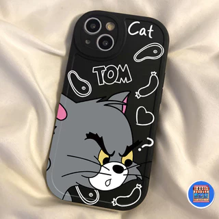 COD-ในไทย เคสสำหรับไอโฟน11 เคสซิลิโคน เคสการ์ตูนน่ารัก ลูกแมวและหนู For IPhone 11 XR 7 8 Plus 15 14 13 12 Pro MAX X XS