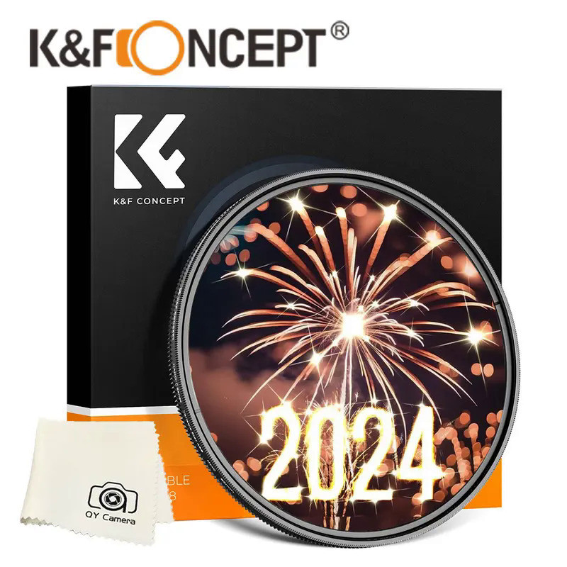 K&F Concept 67mm Star Filter for Lens 4-8 Points Variable Filter 82mm 77mm 52mm 58mm 72mm 67mm star 