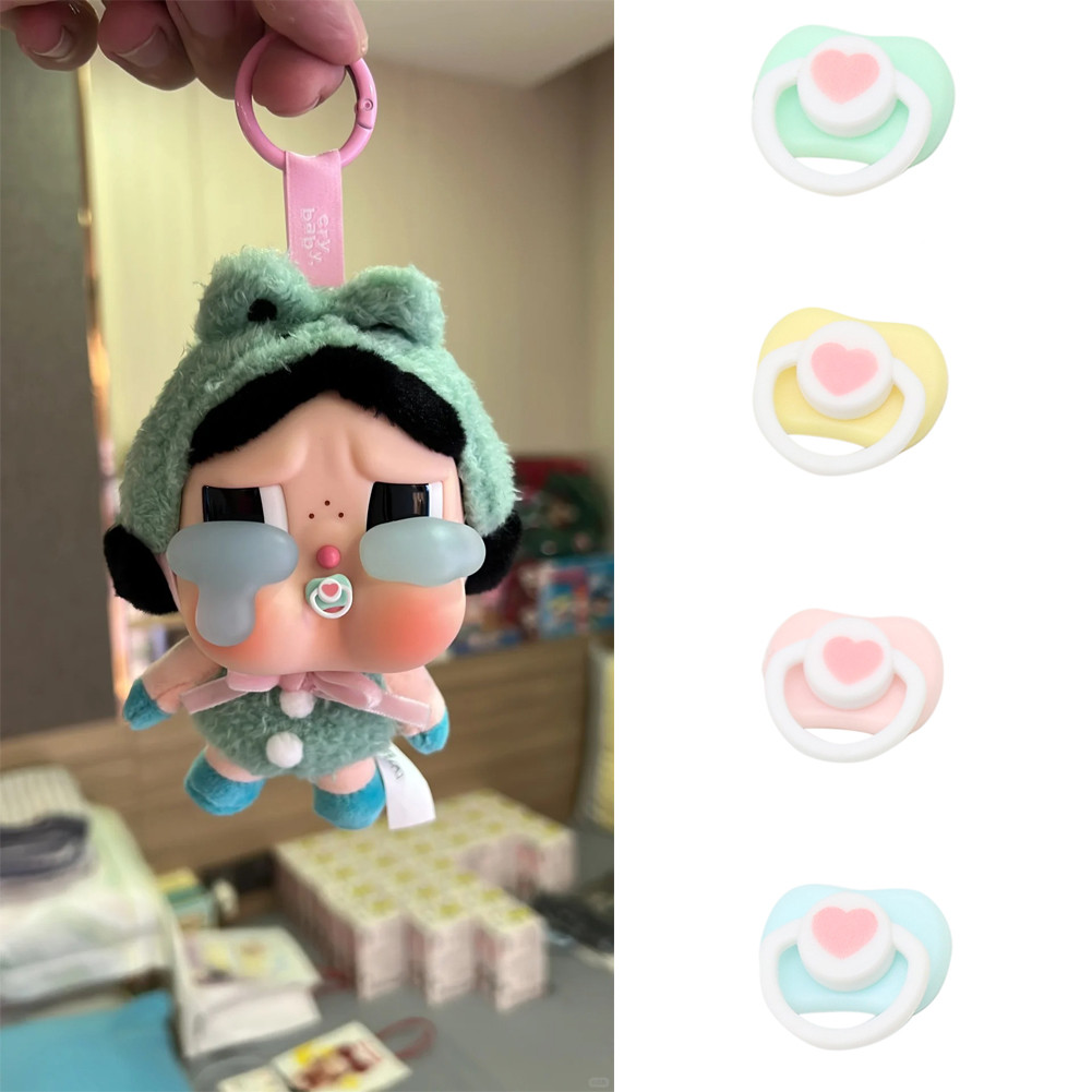 FYG สําหรับ 15 ซม.CRYBABY DIY mini love pacifier ตุ๊กตาอุปกรณ์เสริม OB11/BJD ลูกสุนัข twist stick ทอตุ๊กตาทํามือตกแต่ง