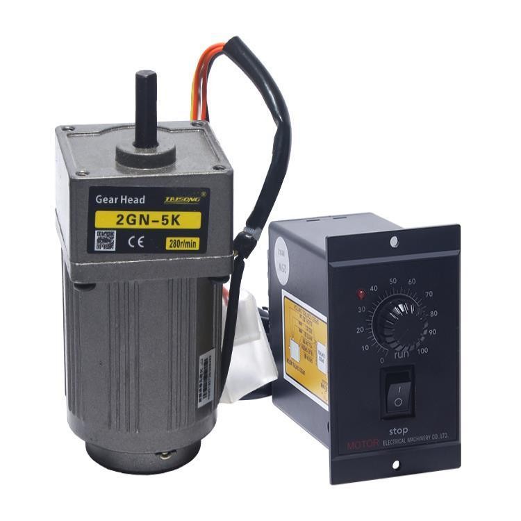 6วัตต์220โวลต์ AC เกียร์ลดมอเตอร์2ik6gn-c 2gn15k ปรับความเร็วความเร็วคงที่ไปข้างหน้าและย้อนกลับมอเตอ