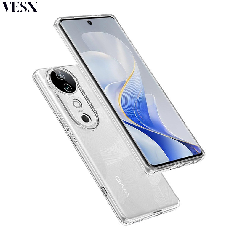 เคสกันกระแทก ใส สำหรับ VIVO V60 V50 V50E V40 Lite V30 V30E V29 V29E V27 V27E V25 V25E V23 V23E V21 V20 SE S30 Pro Mini 4G 5G 2025