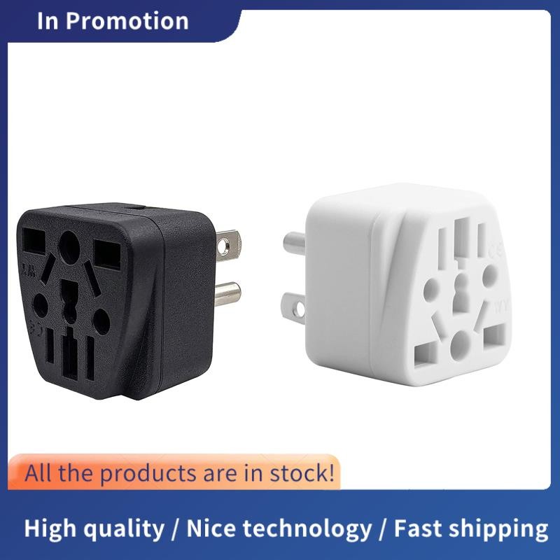 Us Travel Plug Adapter EU/UK/AU/In/CN/JP/Asia/อิตาลี/Brazil to USA (Type B), 3 Prong USA Plug, Charger Converter