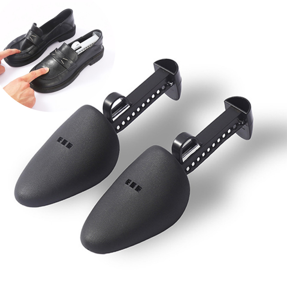 Annapink.th 1 คู่รองเท้าพลาสติก Tree Shaper Shapes Stretcher ปรับได้สําหรับผู้หญิงผู้ชาย EN