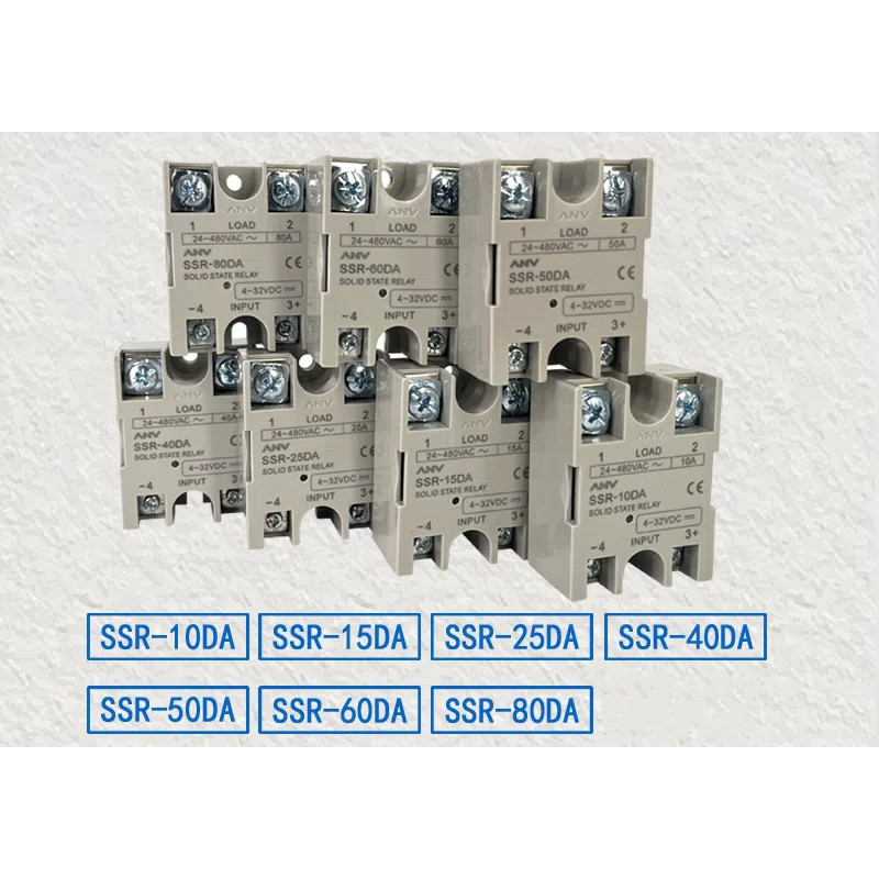 Solid State Relay SSR-10DA SSR-15DA SSR-25DA SSR-40DA SSR-50DA SSR-60DA SSR-80DA