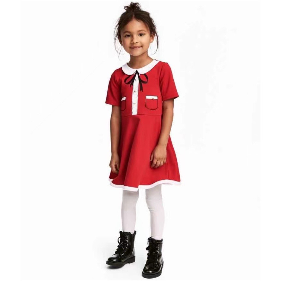 ชุดเดรสสีแดง H&M ของแท้สําหรับเด็กทารก